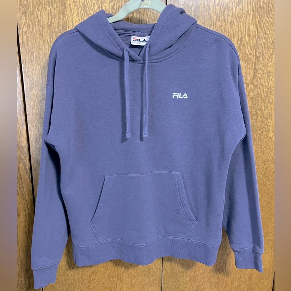 Fila Women’s Greystone Purple Hoodie Size Medium